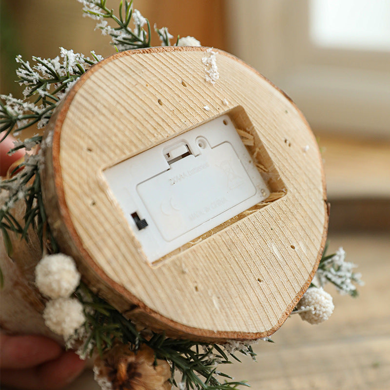 Wooden Tree House  with LED Light