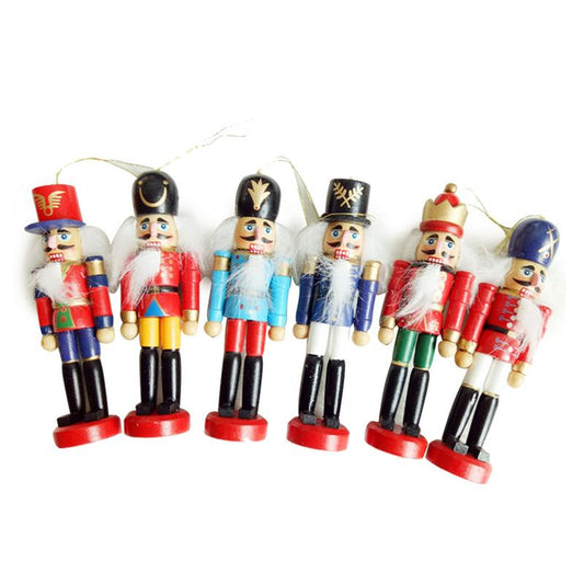 6-piece Pendant Christmas Nutcracker