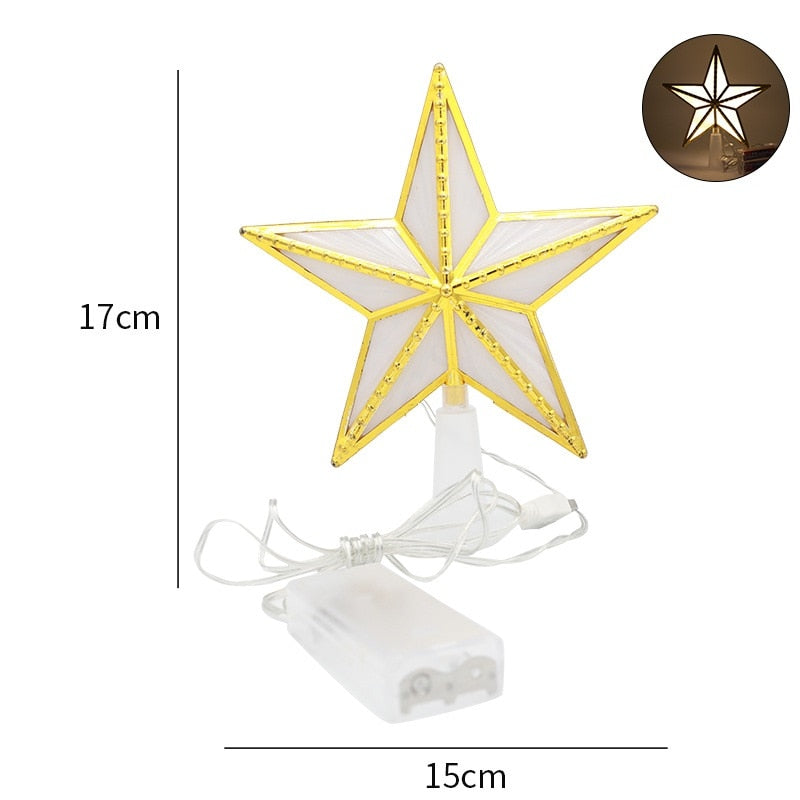 Led Christmas Tree Top Star