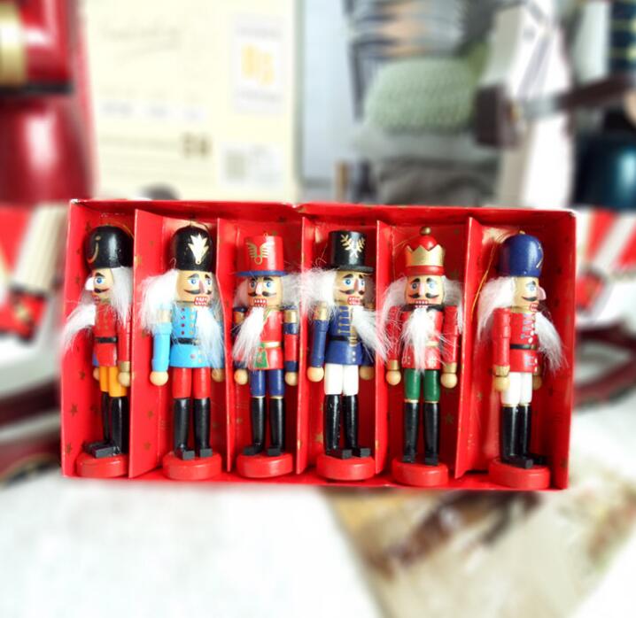 6-piece Pendant Christmas Nutcracker
